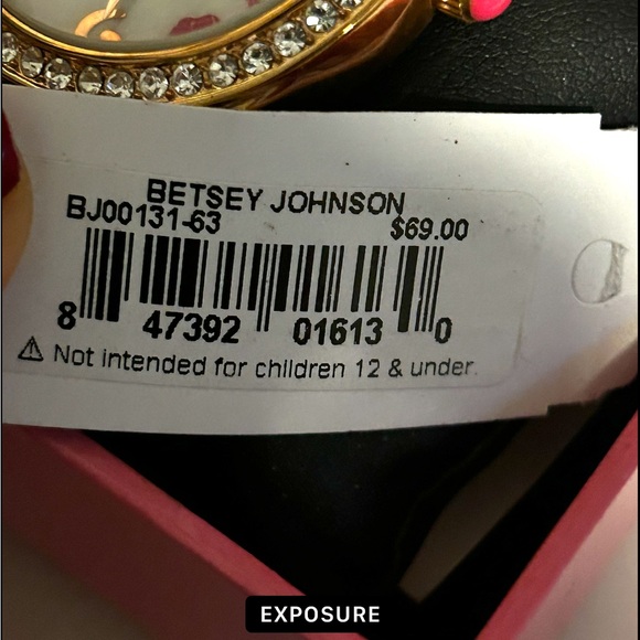 Betsey Johnson 50th Anniversary Floral Watch - Pink and Rose Gold - Picture 3 of 6